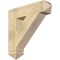 Ekena Millwork Traditional Arts & Crafts Rough Sawn Bracket, Douglas Fir, 6"W x 28"D x 28"H BKT06X28X28TRA03RDF - alternate 1
